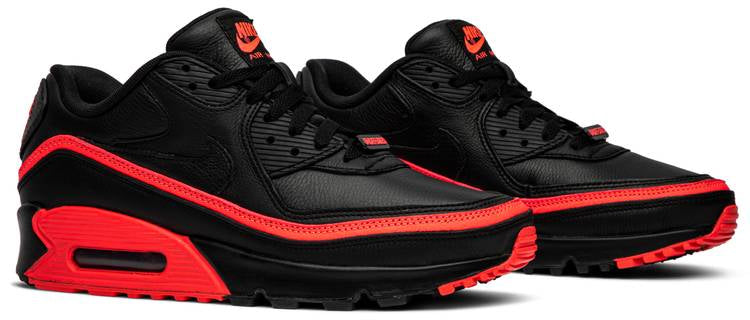 Undefeated x Air Max 90 'Black Solar Red' CJ7197-003